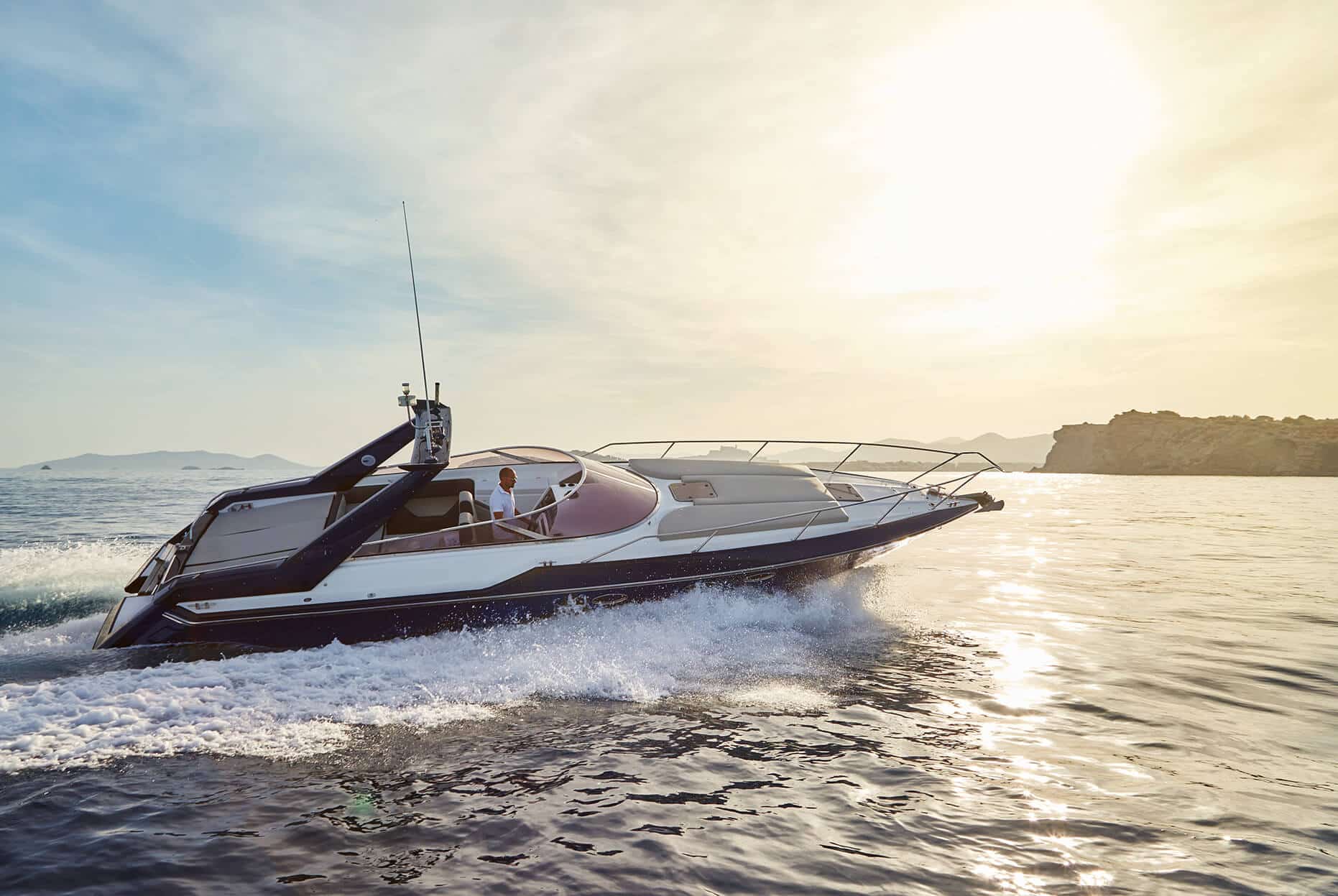 Cruising Around Ibiza And Formentera Sunseeker Tomahawk 37 — yacht management Marbella, Ibiza and Monaco