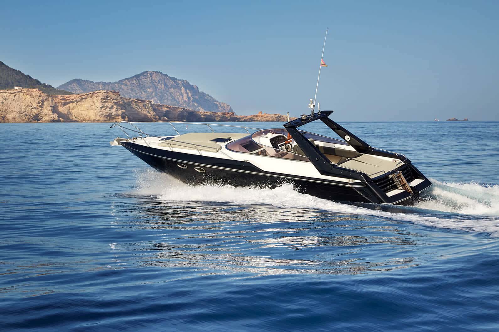 Cruising Around Ibiza And Formentera Sunseeker Tomahawk 37 view 4 — Blackline Management