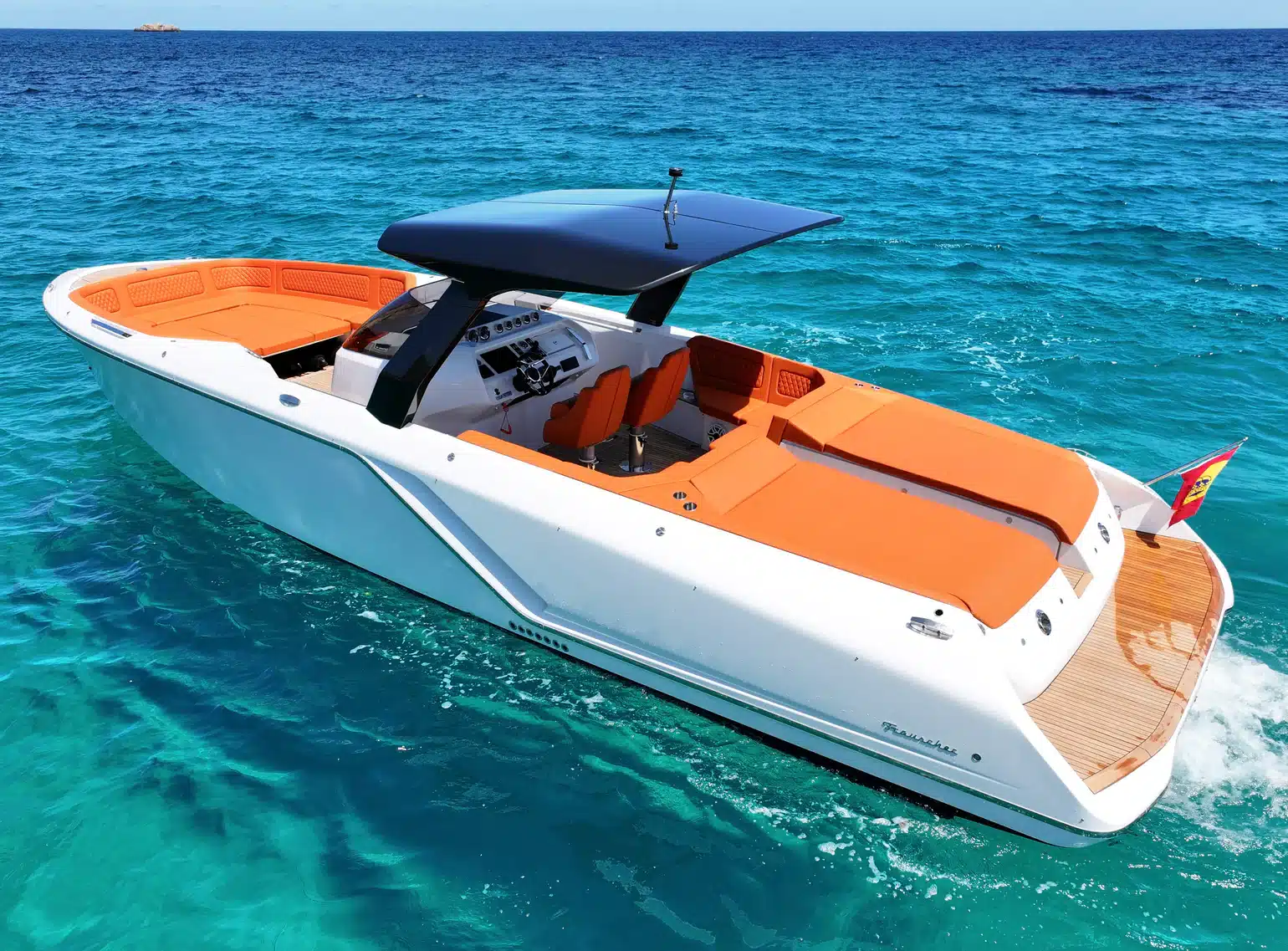 Stylish Comfort With Over 40 Knots Frauscher 1212 view 2 — Blackline Management