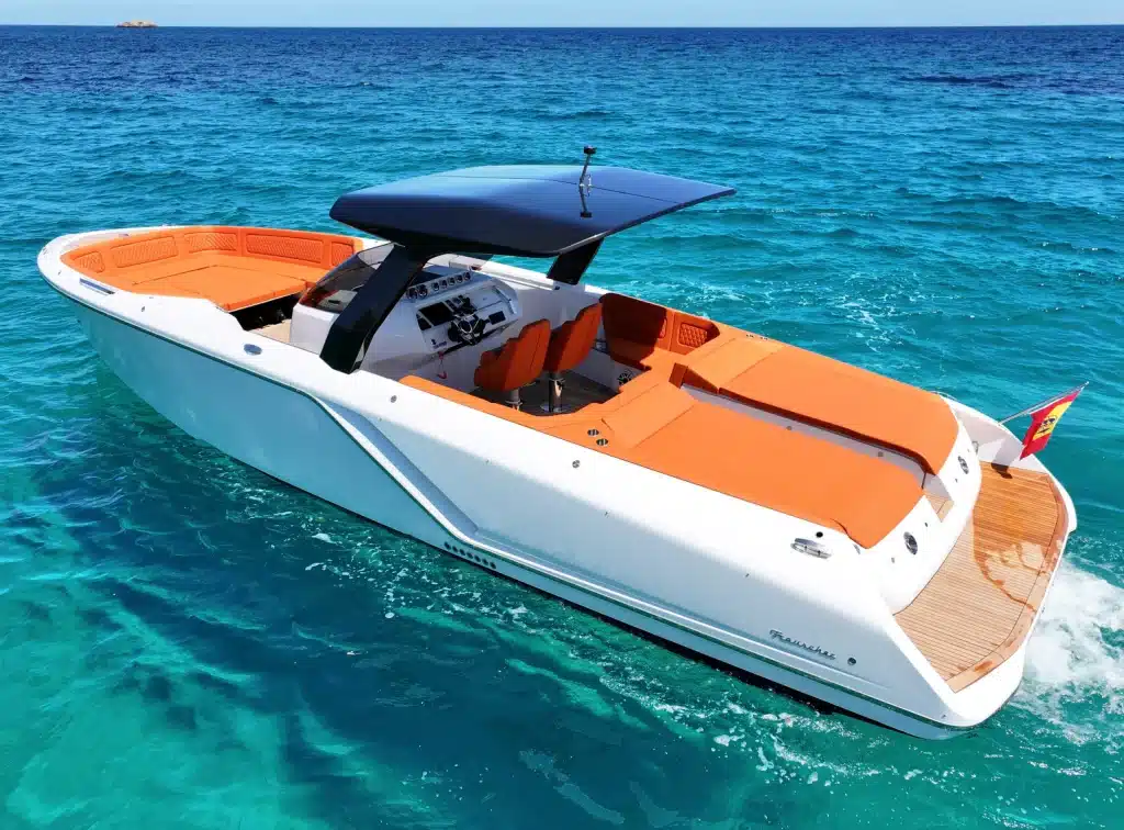 Stylish Comfort With Over 40 Knots Frauscher 1212 view 3 — Blackline Management