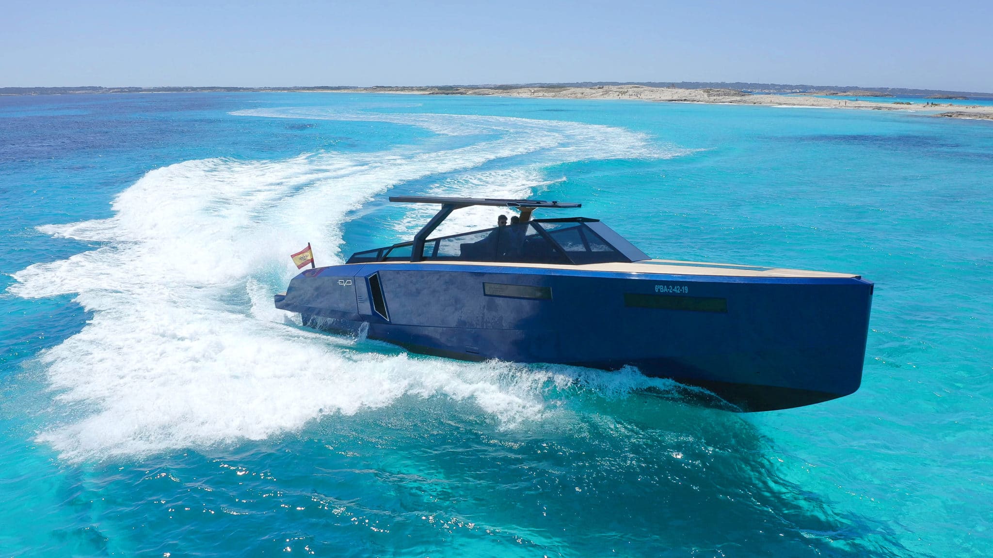 Turns Heads Wherever She Goes 43 Evo — yacht management Marbella, Ibiza and Monaco