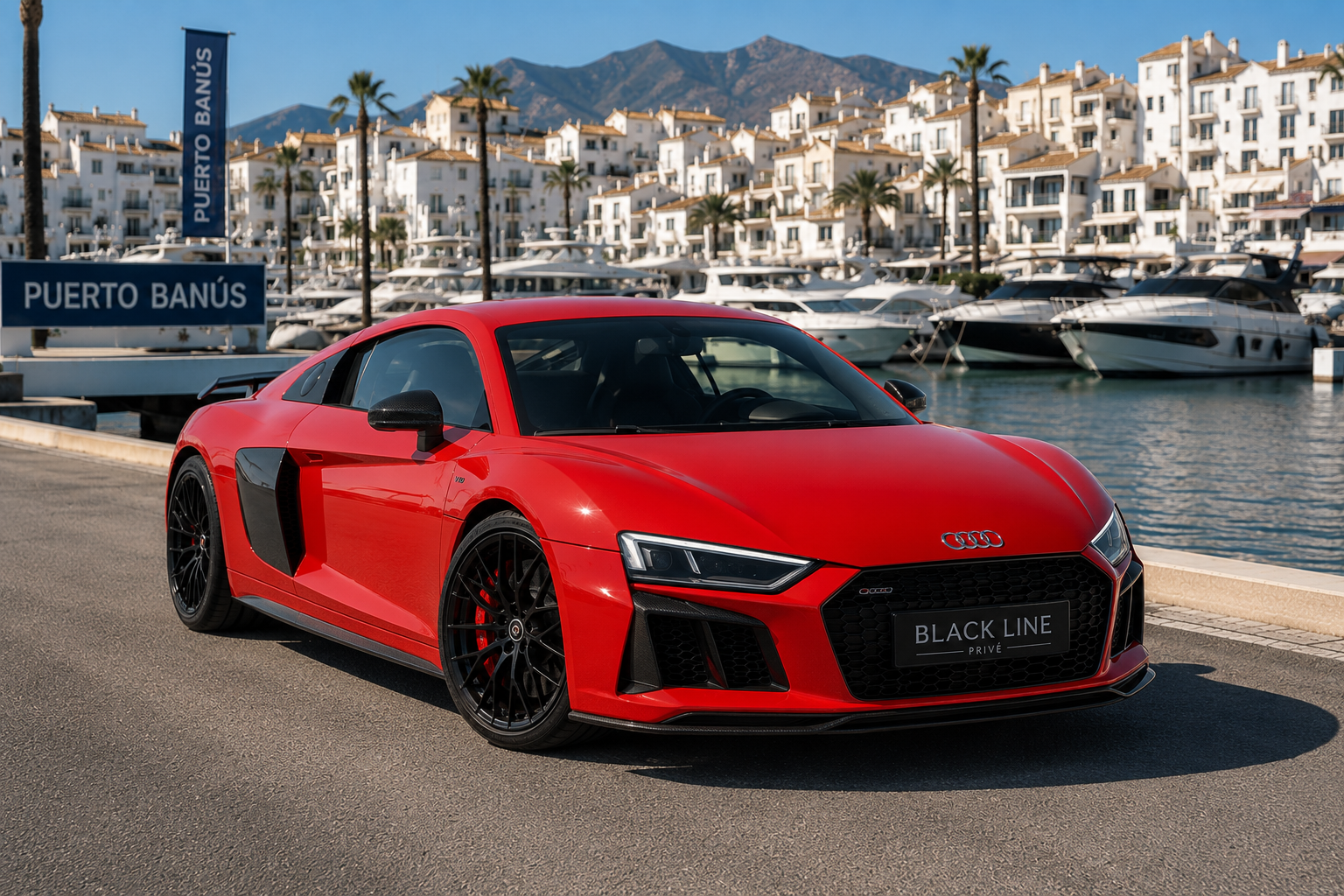 Audi R8 V10 Performance view 2 — Blackline Prive