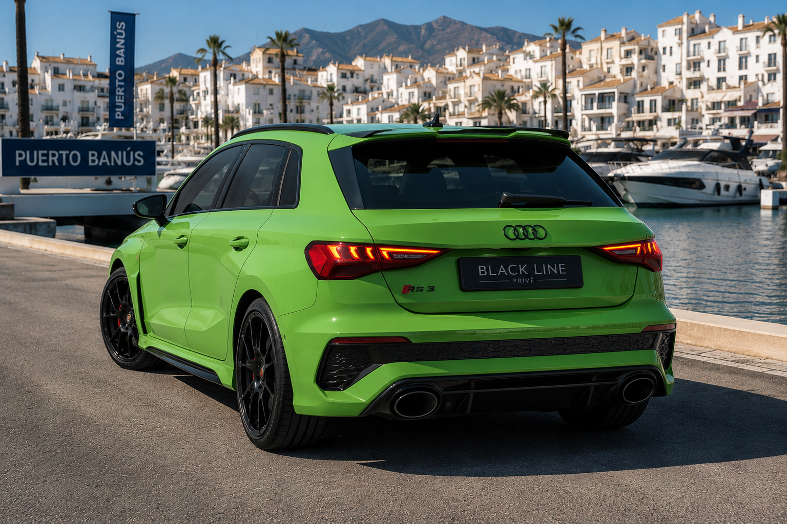 Audi RS3 view 2 — Blackline Prive