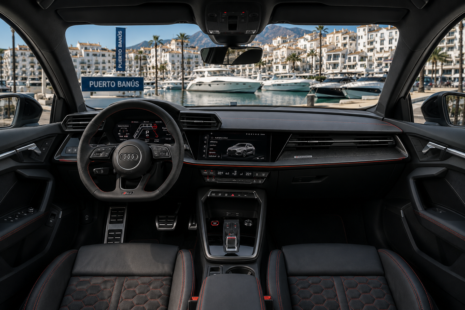 Audi RS3 Sportback view 3 — Blackline Prive