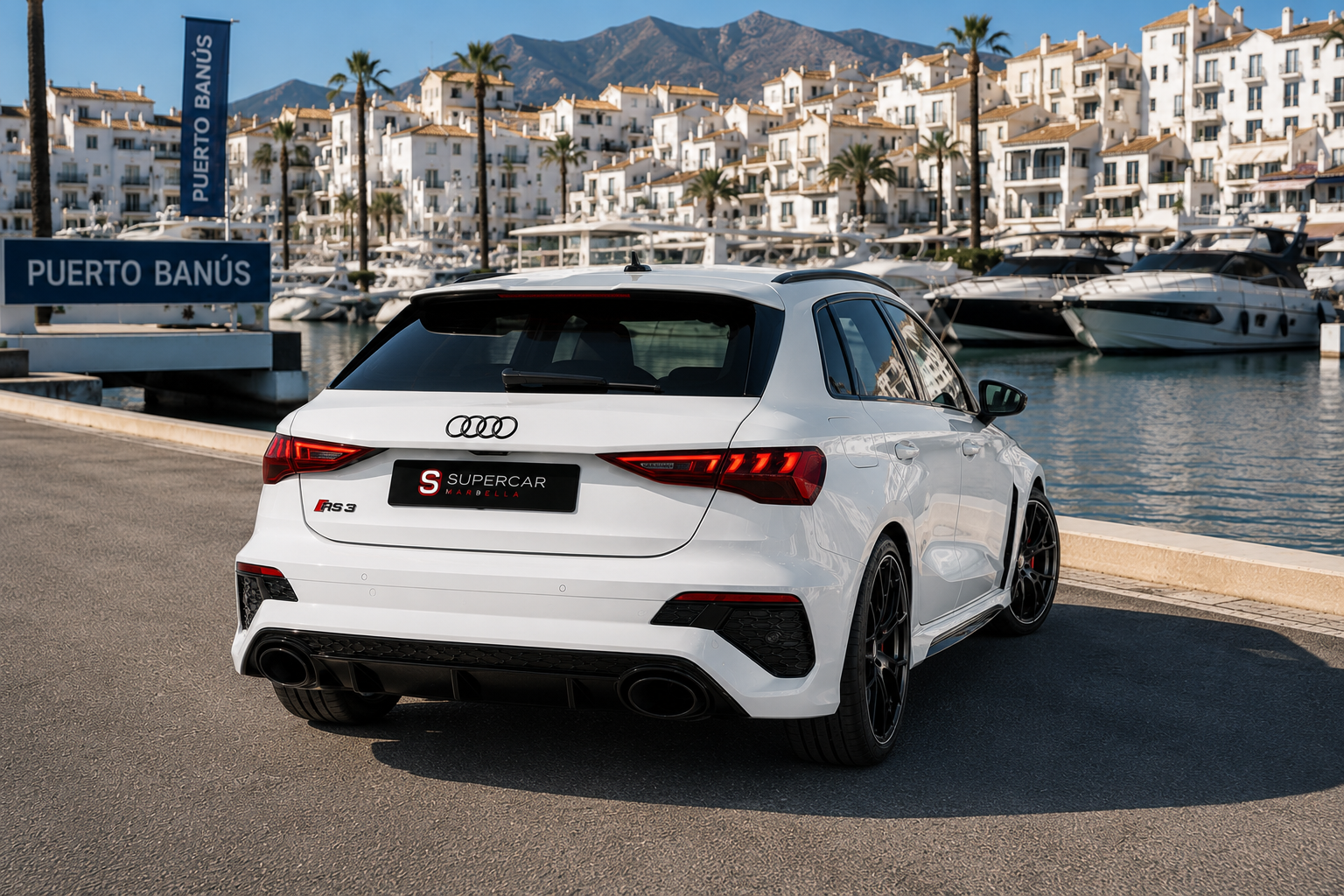Audi RS3 Sportback view 2 — Blackline Prive