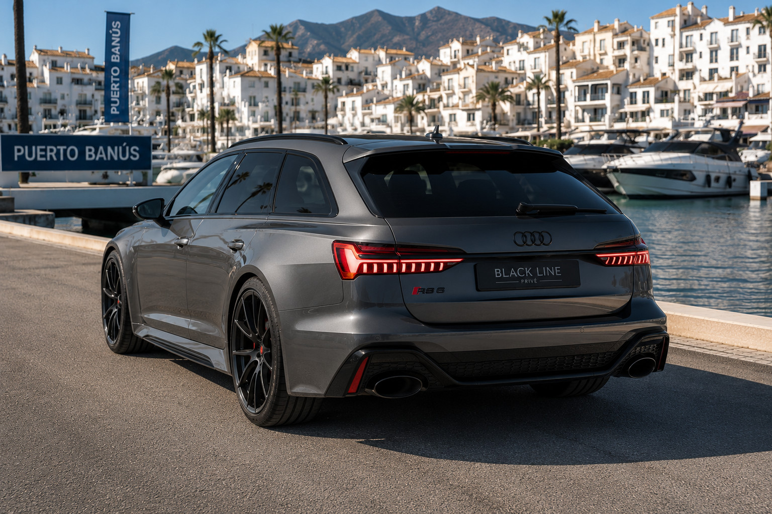 Audi RS6 Avant view 2 — Blackline Prive