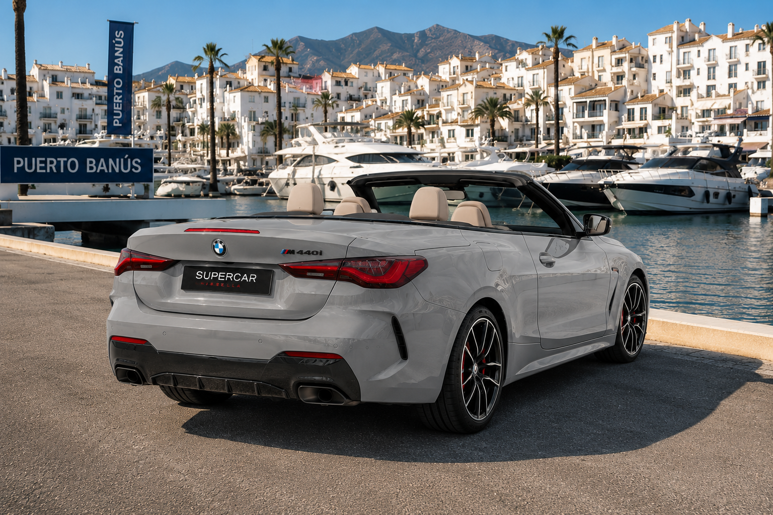 BMW M440i Cabrio view 2 — Blackline Prive