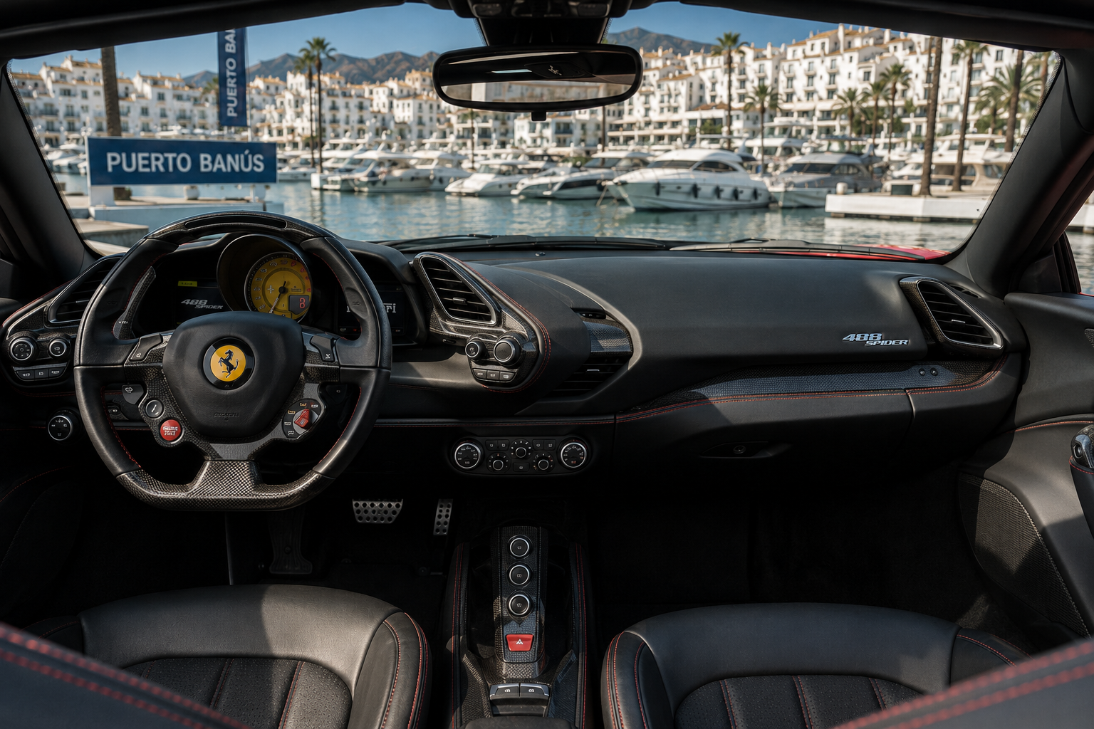 Ferrari 296 GTS view 3 — Blackline Prive