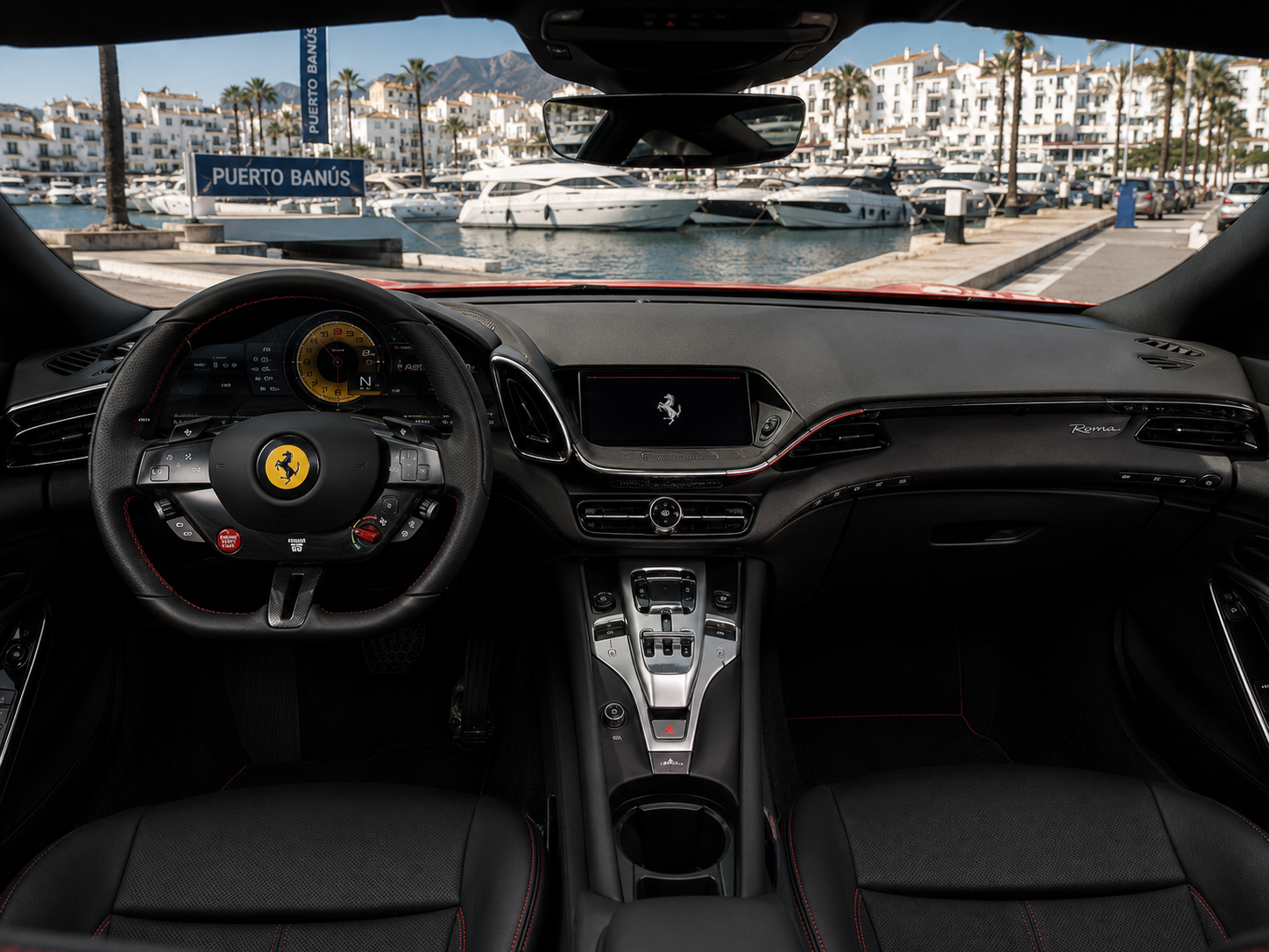 Ferrari Roma view 3 — Blackline Prive