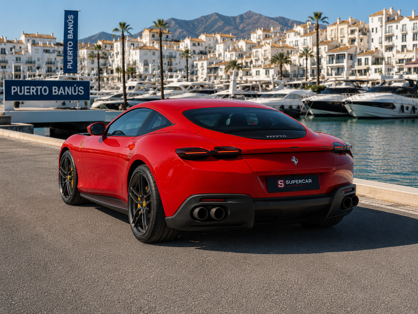 Ferrari Roma view 2 — Blackline Prive