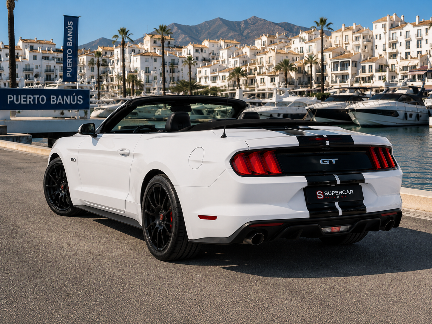 Ford Mustang GT Cabrio view 2 — Blackline Prive