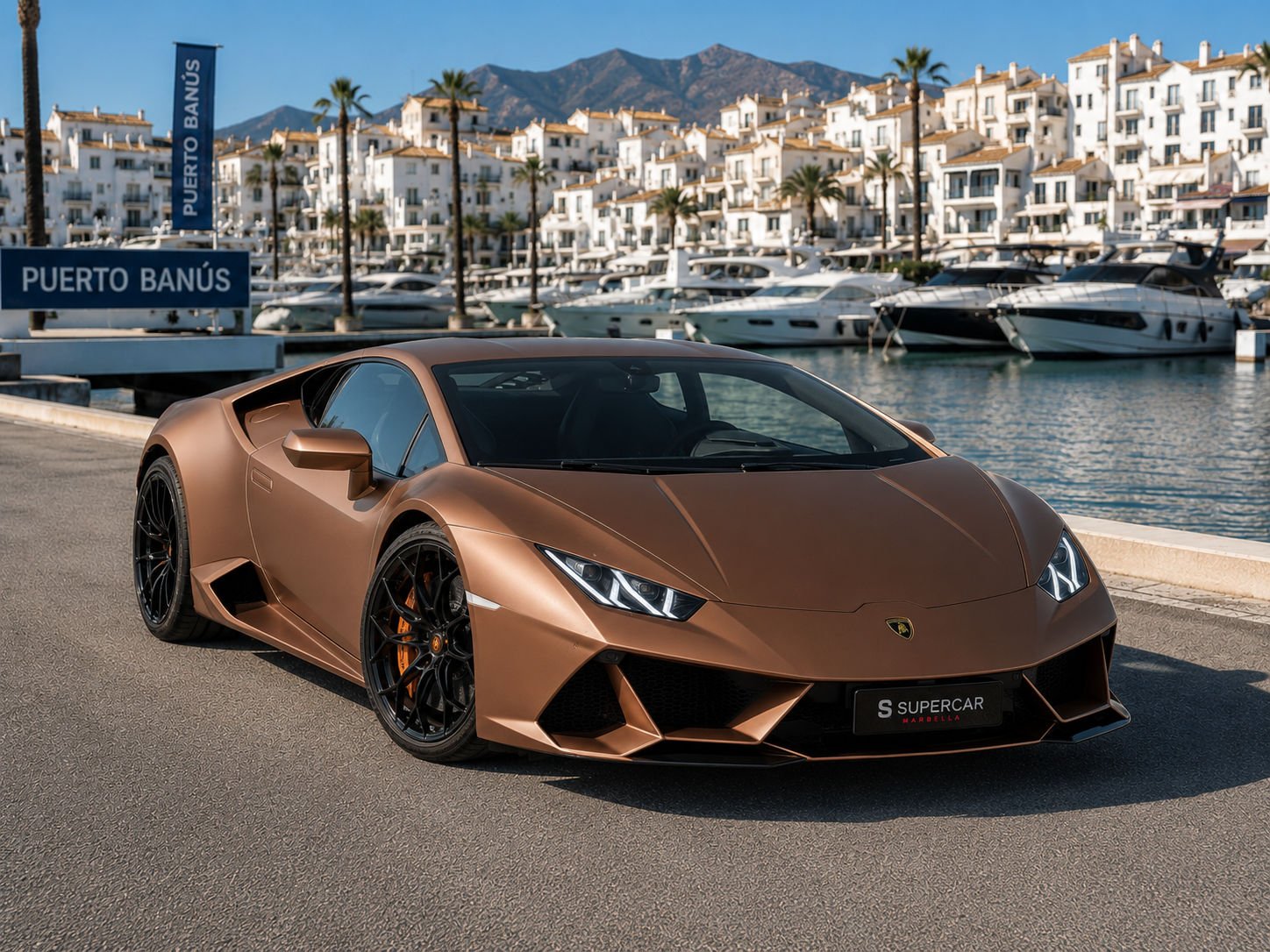 Lamborghini Huracan Evo — supercar management Marbella, Ibiza and Monaco