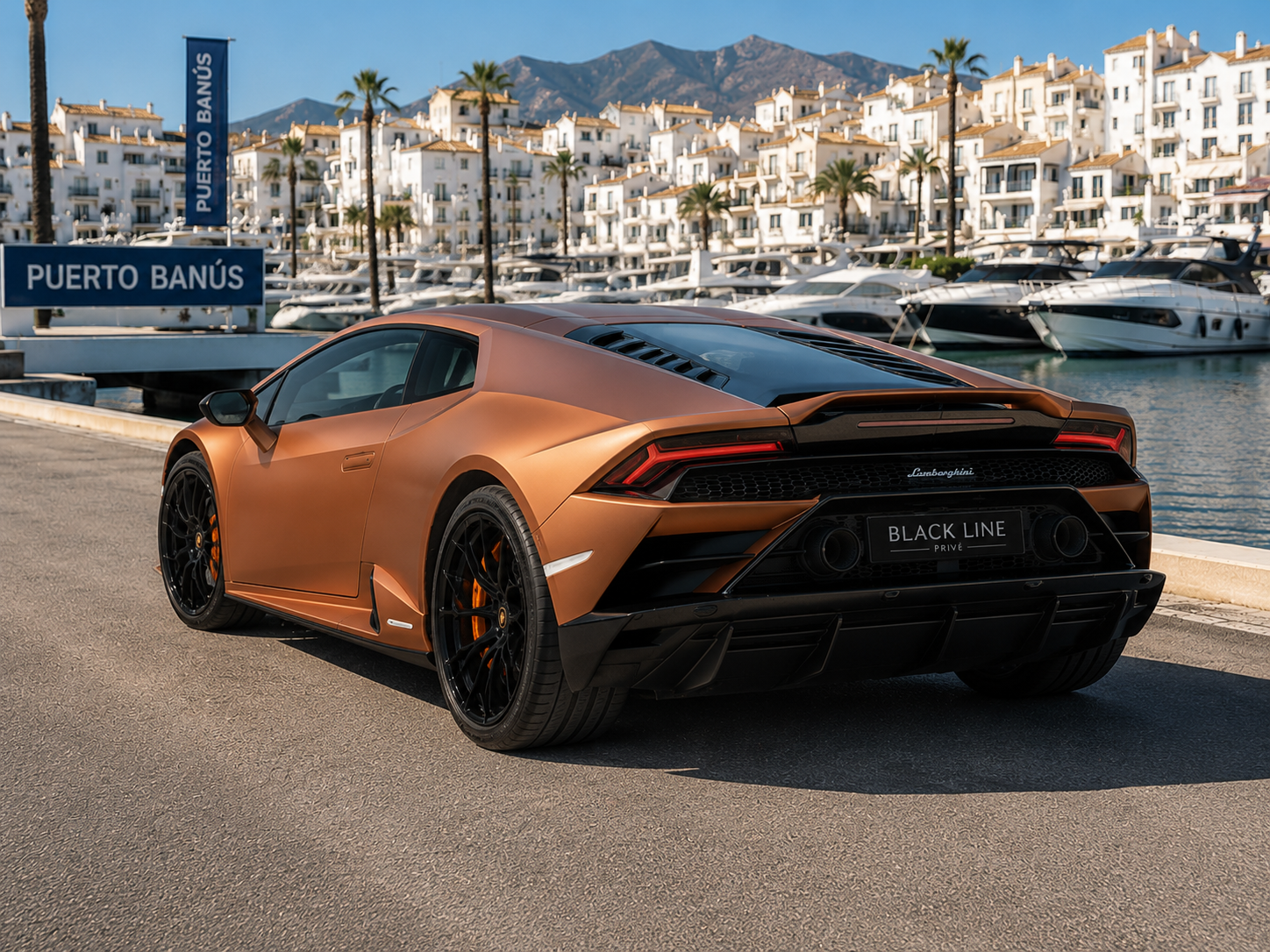 Lamborghini Huracan Evo view 2 — Blackline Prive