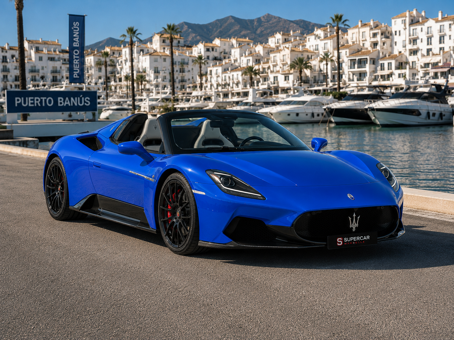 Maserati MC20 Cielo — supercar management Marbella, Ibiza and Monaco