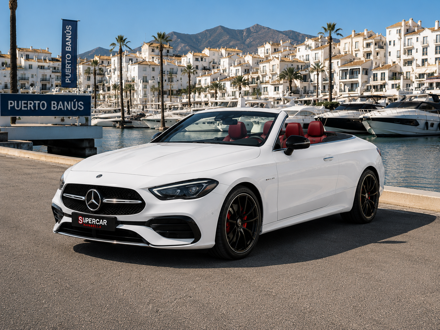 Mercedes-Benz CLE Cabrio — supercar management Marbella, Ibiza and Monaco