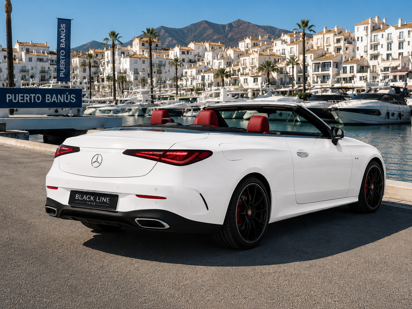 Mercedes-Benz CLE Cabrio view 2 — Blackline Prive