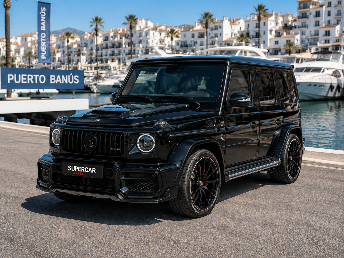 Mercedes-Benz G63 Brabus Blanco — supercar management Marbella, Ibiza and Monaco