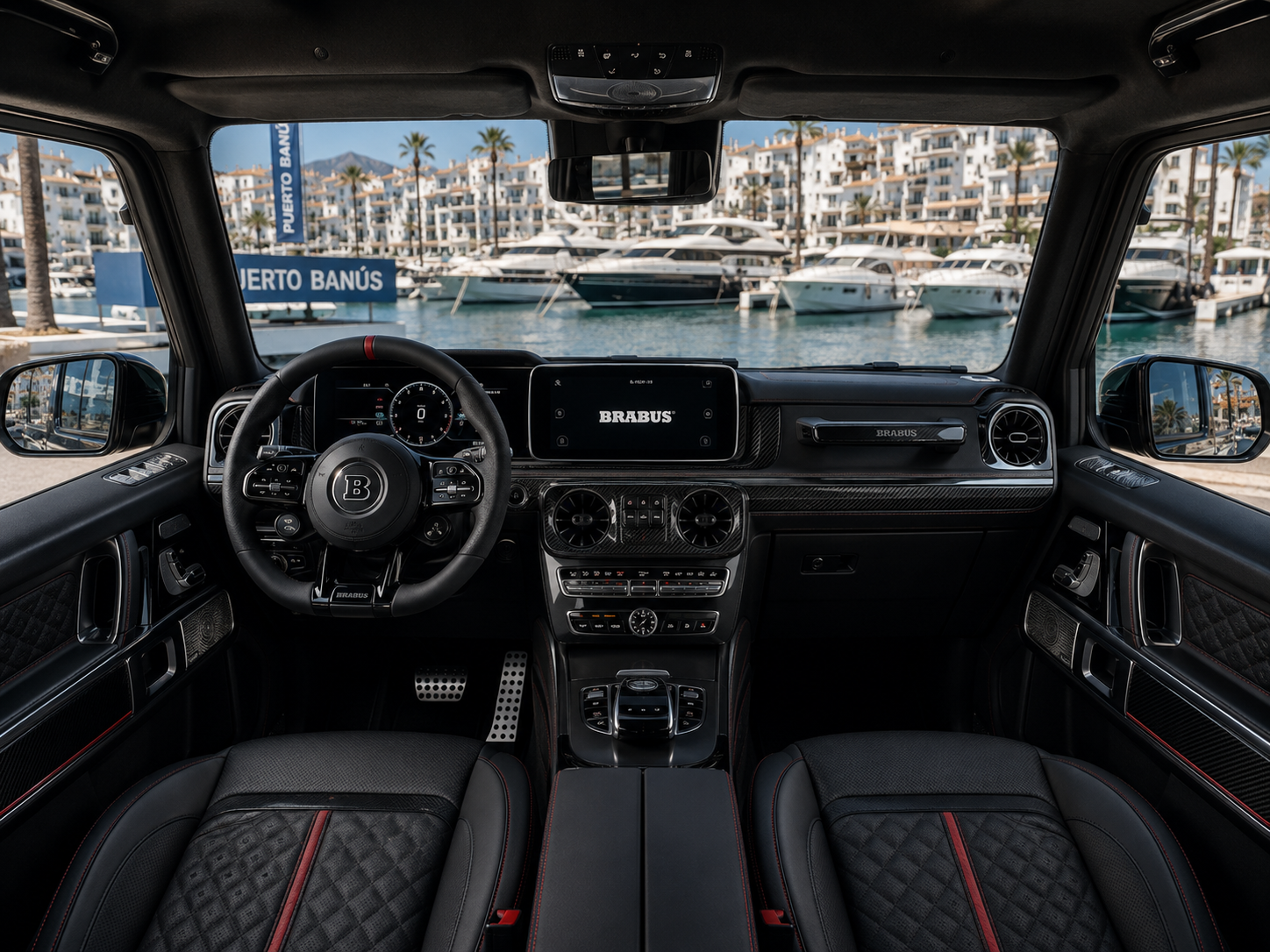 Mercedes-Benz G63 Brabus Blanco view 3 — Blackline Prive