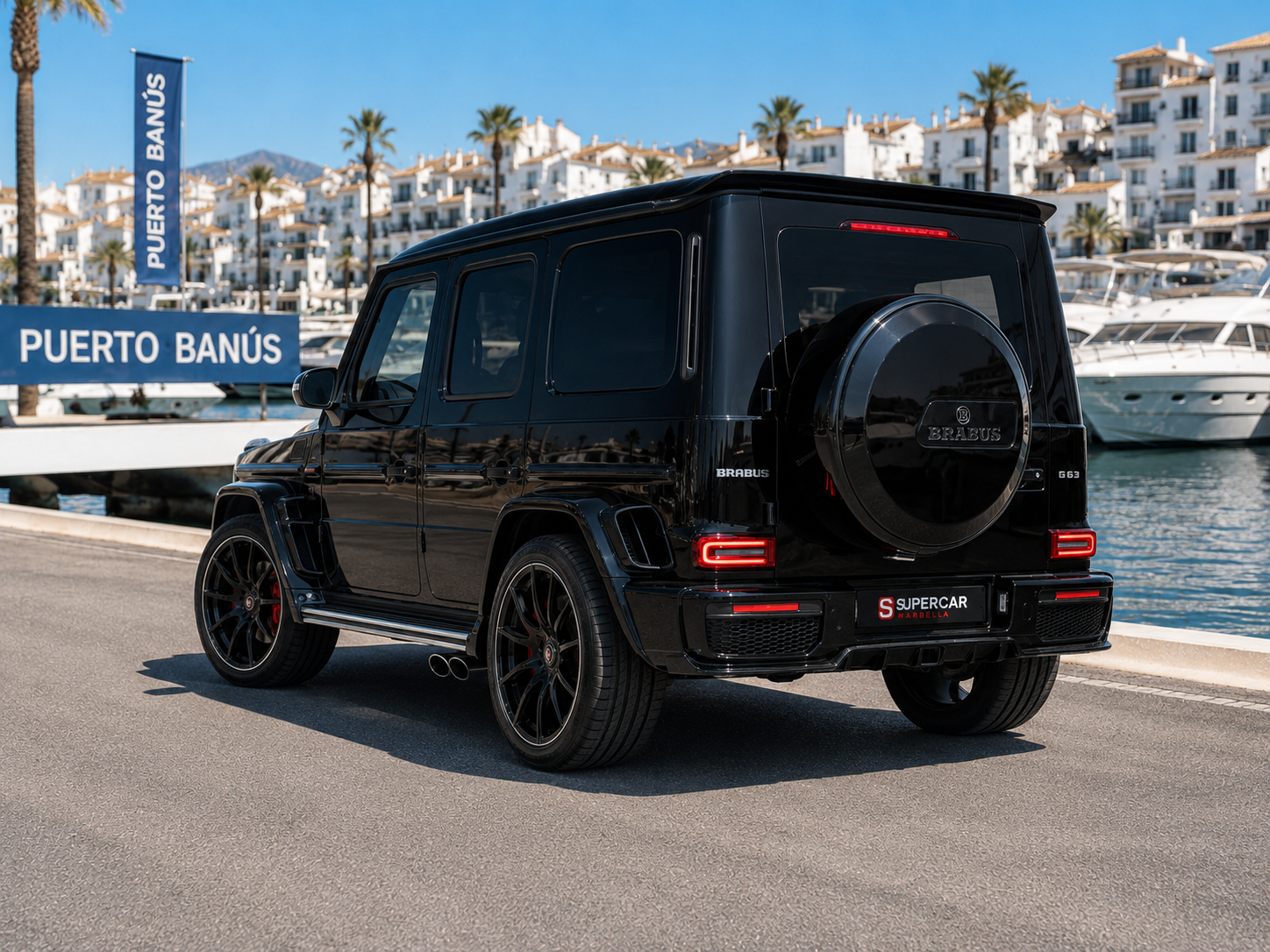 Mercedes-Benz G63 Brabus Blanco view 2 — Blackline Prive