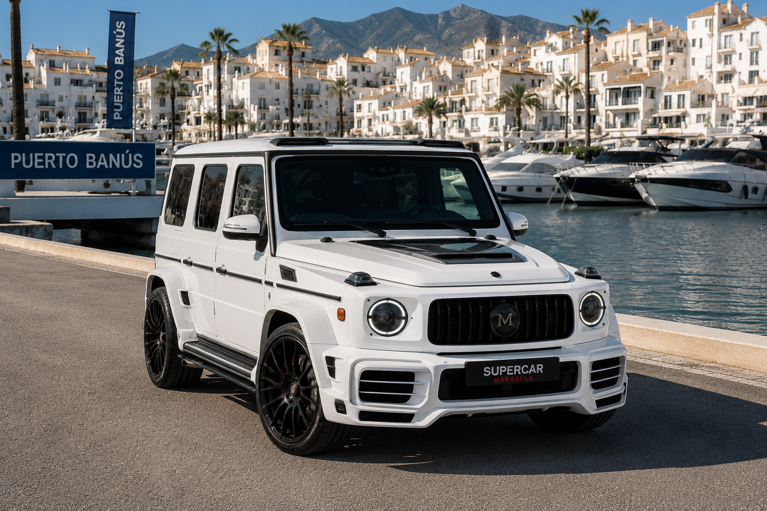 Mercedes-Benz G63 Mansory — supercar management Marbella, Ibiza and Monaco