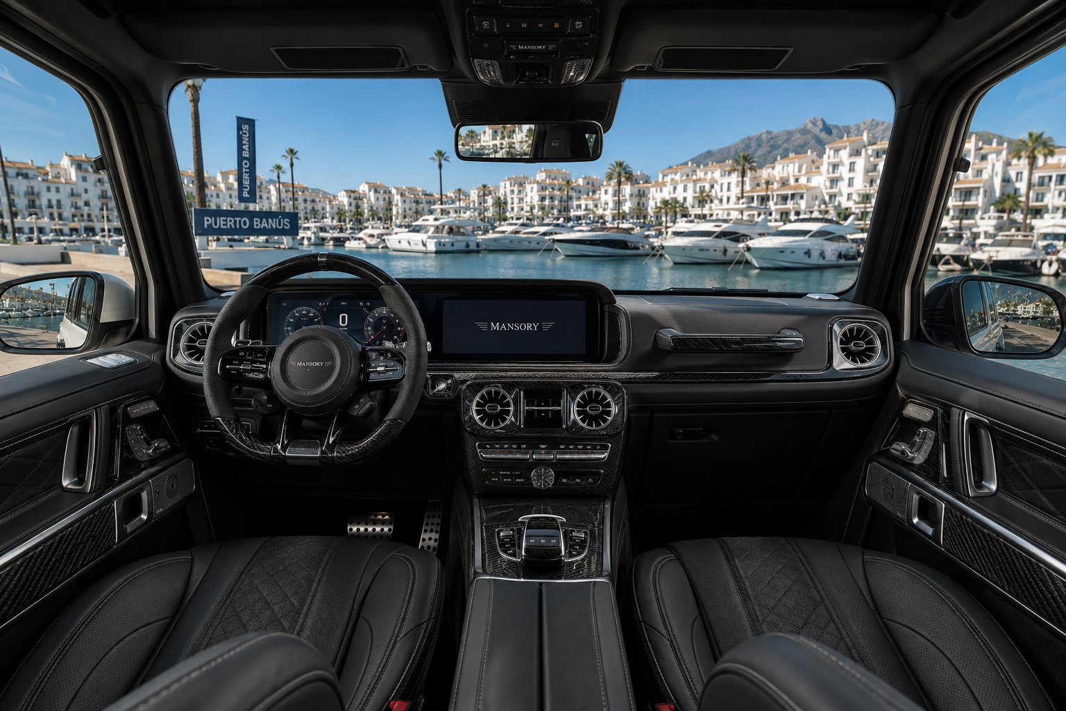 Mercedes-Benz G63 Mansory view 3 — Blackline Prive