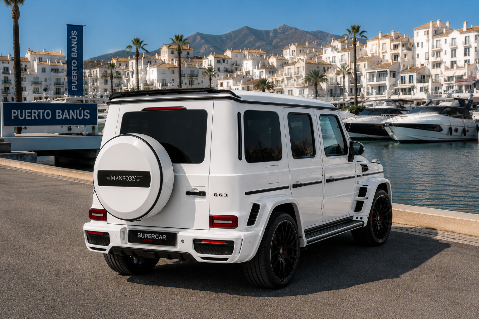 Mercedes-Benz G63 Mansory view 2 — Blackline Prive