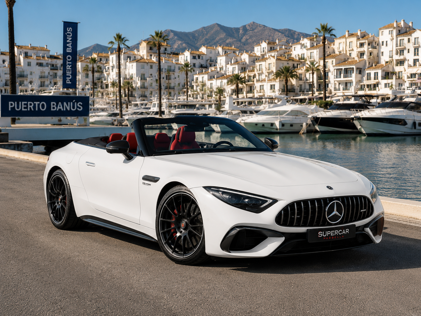 Mercedes-Benz SL63 AMG — supercar management Marbella, Ibiza and Monaco