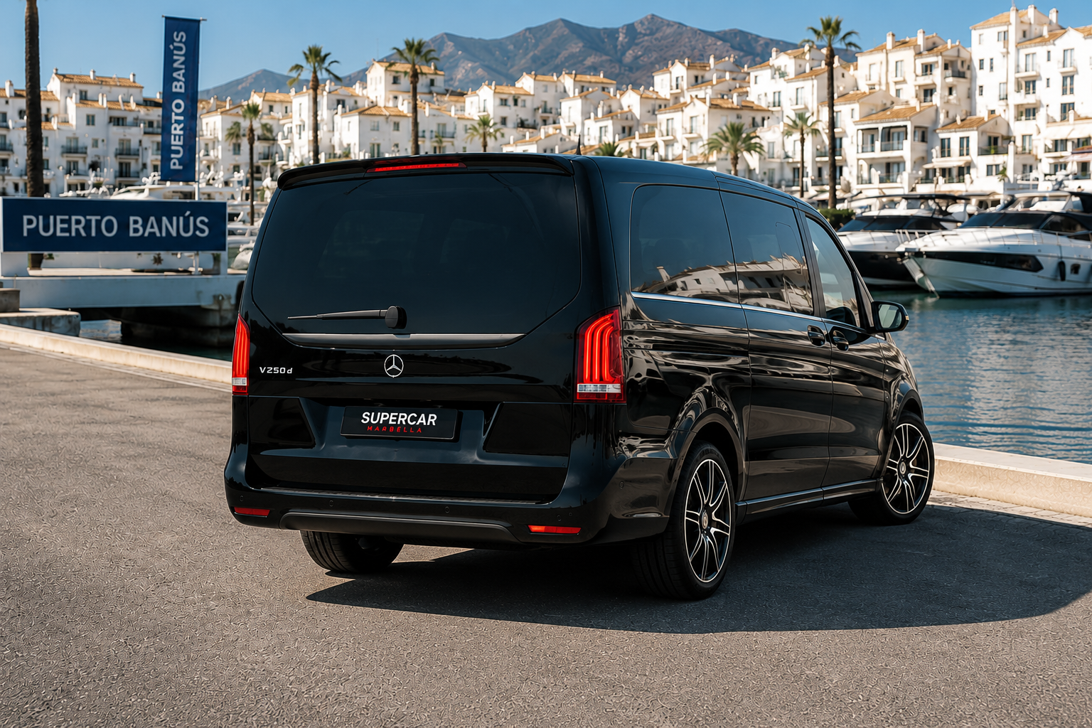 Mercedes-Benz V250d view 2 — Blackline Prive