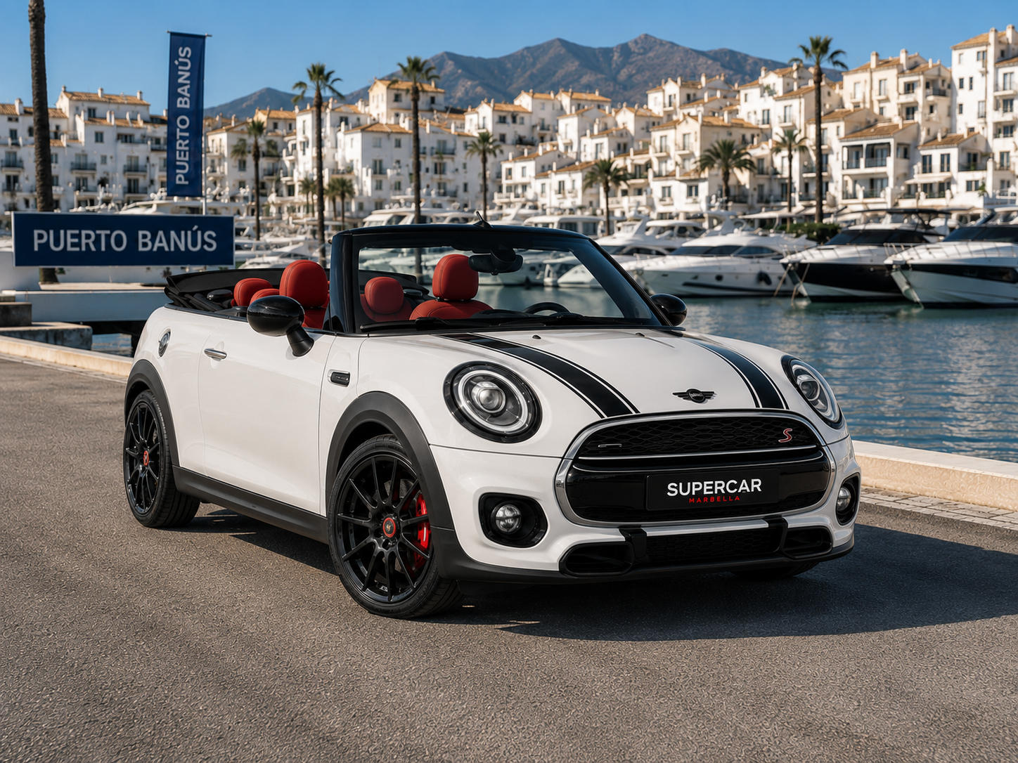 Mini Cooper S Cabrio — supercar management Marbella, Ibiza and Monaco