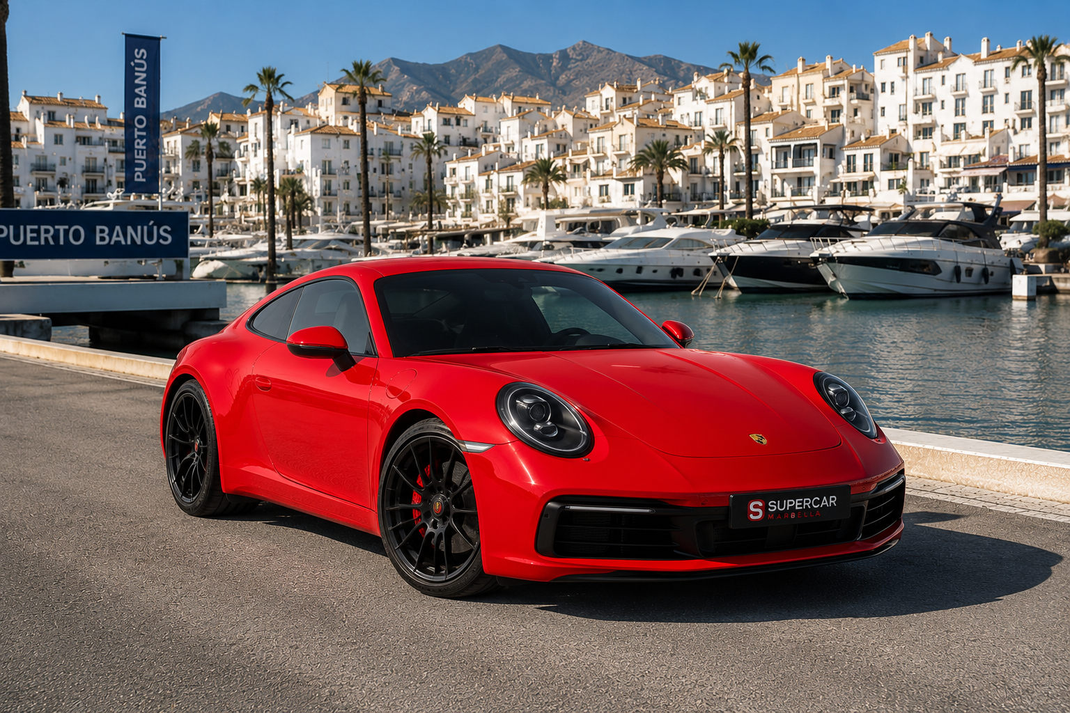 Porsche 911 Carrera 4S — supercar management Marbella, Ibiza and Monaco