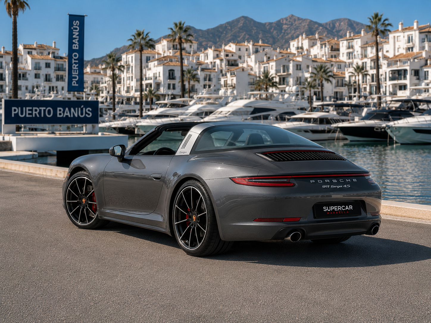 Porsche 911 Targa view 2 — Blackline Prive